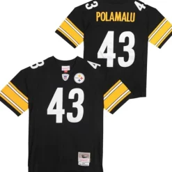 Mitchell & Ness Infant & Toddler-Legacy Retired Player Troy Polamalu Pittsburgh Steelers Jersey