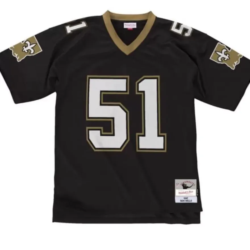 Mitchell & Ness Nfl Legacy-Legacy Sam Mills New Orleans Saints 1987 Jersey