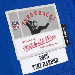 Mitchell & Ness Nfl Legacy-Legacy Tiki Barber New York Giants 2005 Jersey