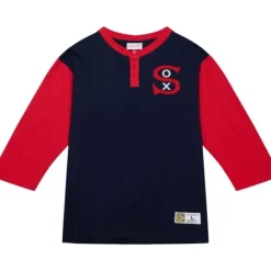 Mitchell & Ness T-Shirts & Tops-Legendary Slub Henley Chicago White Sox