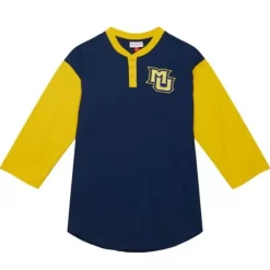 Mitchell & Ness T-Shirts & Tops-Legendary Slub Henley Marquette University