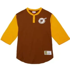 Mitchell & Ness T-Shirts & Tops-Legendary Slub Henley San Diego Padres