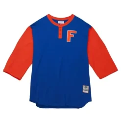 Mitchell & Ness T-Shirts & Tops-Legendary Slub Henley University Of Florida