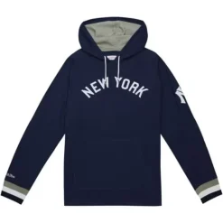 Mitchell & Ness T-Shirts & Tops-Legendary Slub Long Sleeve Hoodie New York Yankees