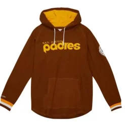 Mitchell & Ness T-Shirts & Tops-Legendary Slub Long Sleeve Hoodie San Diego Padres