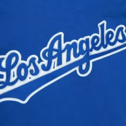 Mitchell & Ness T-Shirts & Tops-Legendary Slub Long Sleeve Hoodie Los Angeles Dodgers