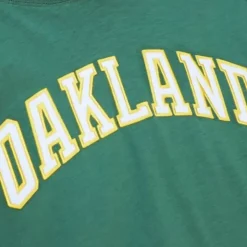 Mitchell & Ness T-Shirts & Tops-Legendary Slub Long Sleeve Hoodie Oakland Athletics