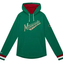 Mitchell & Ness Hoodies & Sweatshirts-Legendary Slub Long Sleeve Hoodie Minnesota Wild