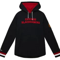 Mitchell & Ness Hoodies & Sweatshirts-Legendary Slub Long Sleeve Hoodie Chicago Blackhawks