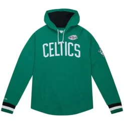 Mitchell & Ness T-Shirts & Tops-Legendary Slub Long Sleeve Hoodie Boston Celtics