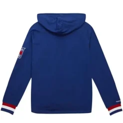 Mitchell & Ness Hoodies & Sweatshirts-Legendary Slub Long Sleeve Hoodie New York Rangers