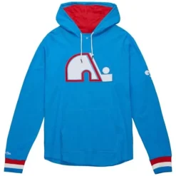 Mitchell & Ness Hoodies & Sweatshirts-Legendary Slub Long Sleeve Hoodie Quebec Nordiques