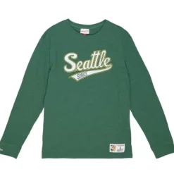 Mitchell & Ness T-Shirts & Tops-Legendary Slub Longsleeve Seattle Supersonics