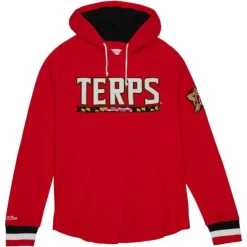 Mitchell & Ness Hoodies & Sweatshirts-Legendary Slub Ls Hoodie University Of Maryland