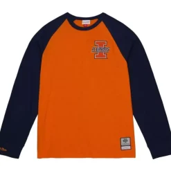 Mitchell & Ness T-Shirts & Tops-Legendary Slub Ls Tee University Of Illinois U-C