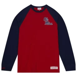 Mitchell & Ness T-Shirts & Tops-Legendary Slub Ls Tee University Of Mississippi