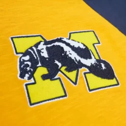 Mitchell & Ness T-Shirts & Tops-Legendary Slub Ls Tee University Of Michigan