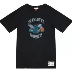 Mitchell & Ness T-Shirts & Tops-Legendary Slub S/S Tee Charlotte Hornets