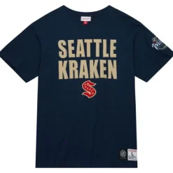 Mitchell & Ness T-Shirts & Tops-Legendary Slub Ss Tee Current Logo Seattle Kraken