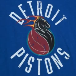 Mitchell & Ness T-Shirts & Tops-Legendary Slub S/S Tee Detroit Pistons
