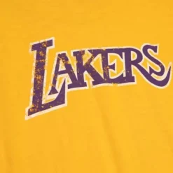 Mitchell & Ness T-Shirts & Tops-Legendary Slub S/S Tee Los Angeles Lakers