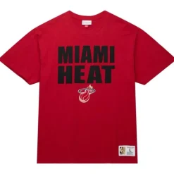 Mitchell & Ness T-Shirts & Tops-Legendary Slub S/S Tee Miami Heat