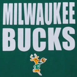 Mitchell & Ness T-Shirts & Tops-Legendary Slub S/S Tee Milwaukee Bucks