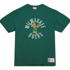 Mitchell & Ness T-Shirts & Tops-Legendary Slub S/S Tee Milwaukee Bucks