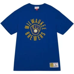 Mitchell & Ness T-Shirts & Tops-Legendary Slub S/S Tee Milwaukee Brewers
