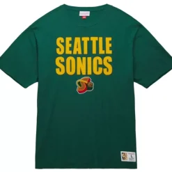 Mitchell & Ness T-Shirts & Tops-Legendary Slub S/S Tee Seattle Supersonics