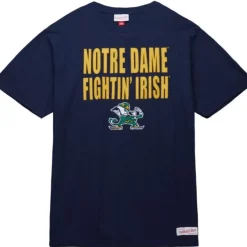 Mitchell & Ness T-Shirts & Tops-Legendary Slub Ss Tee University Of Notre Dame