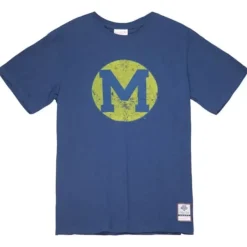 Mitchell & Ness T-Shirts & Tops-Legendary Slub S/S Tee University Of Michigan