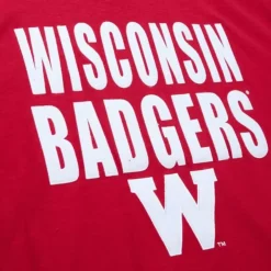 Mitchell & Ness T-Shirts & Tops-Legendary Slub S/S Tee University Of Wisconsin - Madison