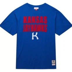 Mitchell & Ness T-Shirts & Tops-Legendary Slub S/S Tee University Of Kansas