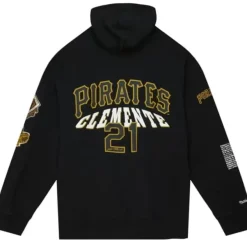Mitchell & Ness Hoodies & Sweatshirts-Legends Fleece Hoodie Pittsburgh Pirates Roberto Clemente