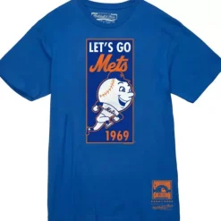 Mitchell & Ness T-Shirts & Tops-Let'S Go Mets Tee New York Mets