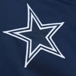 Mitchell & Ness Jackets & Outerwear-Lightweight Satin Bomber Vintage Logo Dallas Cowboys