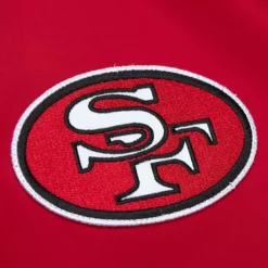 Mitchell & Ness Jackets & Outerwear-Lightweight Satin Bomber Vintage Logo San Francisco 49Ers