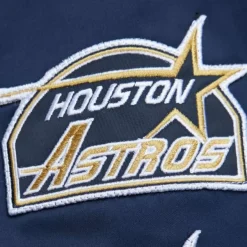 Mitchell & Ness Jackets & Outerwear-Lightweight Satin Bomber Vintage Logo Houston Astros