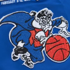 Mitchell & Ness Jackets & Outerwear-Lightweight Satin Bomber Vintage Logo New York Knicks