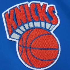 Mitchell & Ness Jackets & Outerwear-Lightweight Satin Bomber Vintage Logo New York Knicks