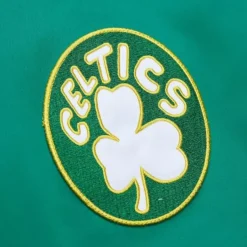 Mitchell & Ness Jackets & Outerwear-Lightweight Satin Bomber Vintage Logo Boston Celtics