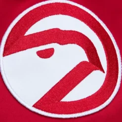Mitchell & Ness Jackets & Outerwear-Lightweight Satin Bomber Vintage Logo Atlanta Hawks