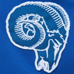 Mitchell & Ness Jackets & Outerwear-Lightweight Satin Bomber Vintage Logo Los Angeles Rams