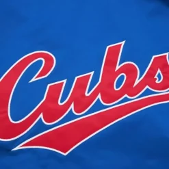 Mitchell & Ness Jackets & Outerwear-Lightweight Satin Bomber Vintage Logo Chicago Cubs