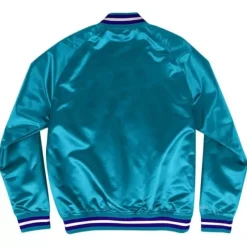 Mitchell & Ness Jackets & Outerwear-Lightweight Satin Jacket Charlotte Hornets