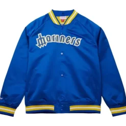 Mitchell & Ness Jackets & Outerwear-Lightweight Satin Jacket Seattle Mariners