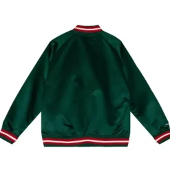 Mitchell & Ness Jackets & Outerwear-Lightweight Satin Jacket Minnesota Wild