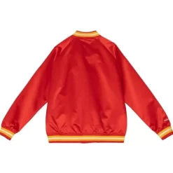 Mitchell & Ness Jackets & Outerwear-Lightweight Satin Jacket Calgary Flames