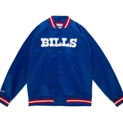 Mitchell & Ness Jackets & Outerwear-Lightweight Satin Jacket Buffalo Bills